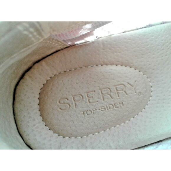 Sperry Top-siders Womens Lace Up Fawn Color w/Pink Ventilated Inserts Size 8M - Picture 7 of 8